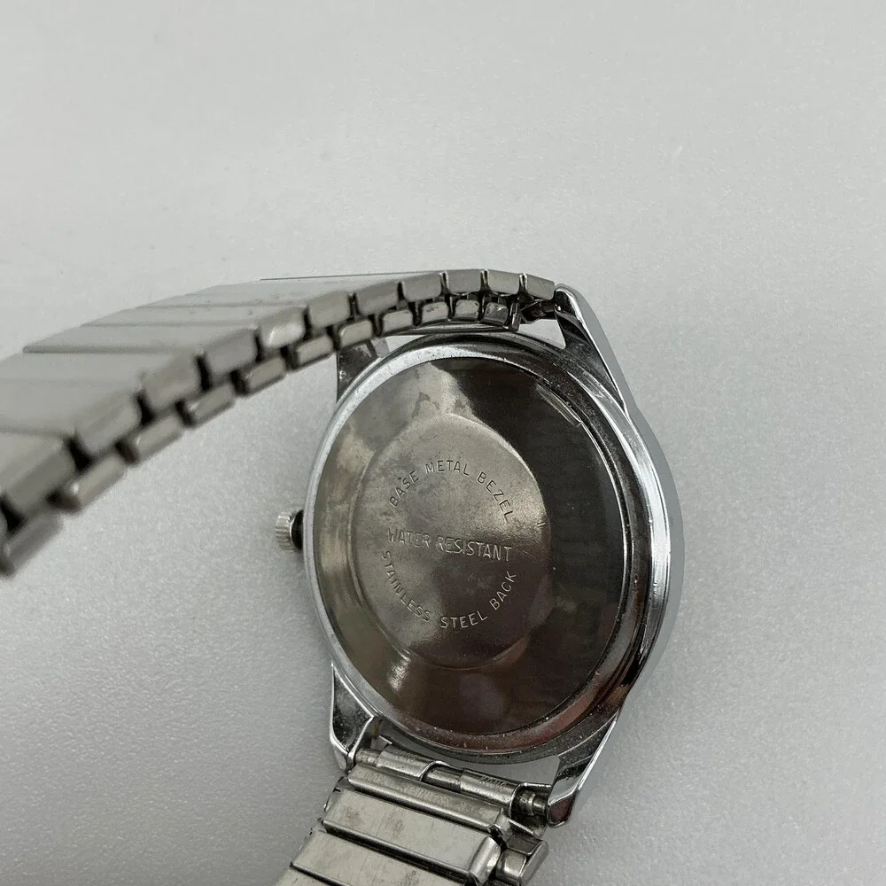 Vintage 1979 Timex Marlin Mens Watch 37mm Silver Dial Date Manual Wind